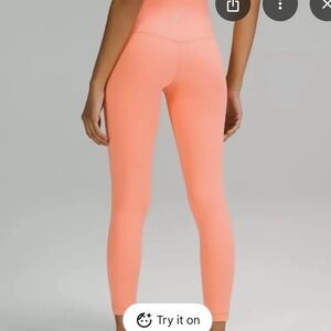 Lululemon Athletica Coral Leggings
